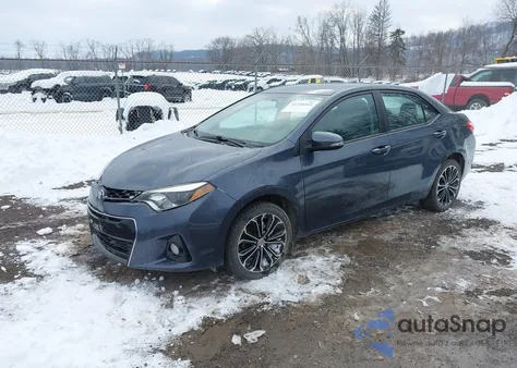 2015 Toyota Corolla S Plus from USA, damaged, VIN 5YFBURHEXFP237403